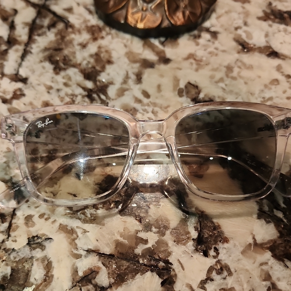Ray-Ban Transparent Frame Sunglasses